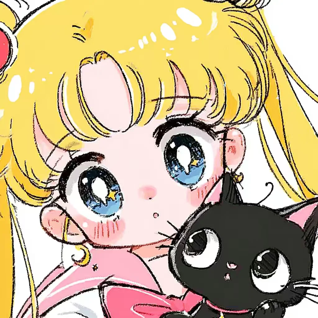 sailor moon 女生头像～