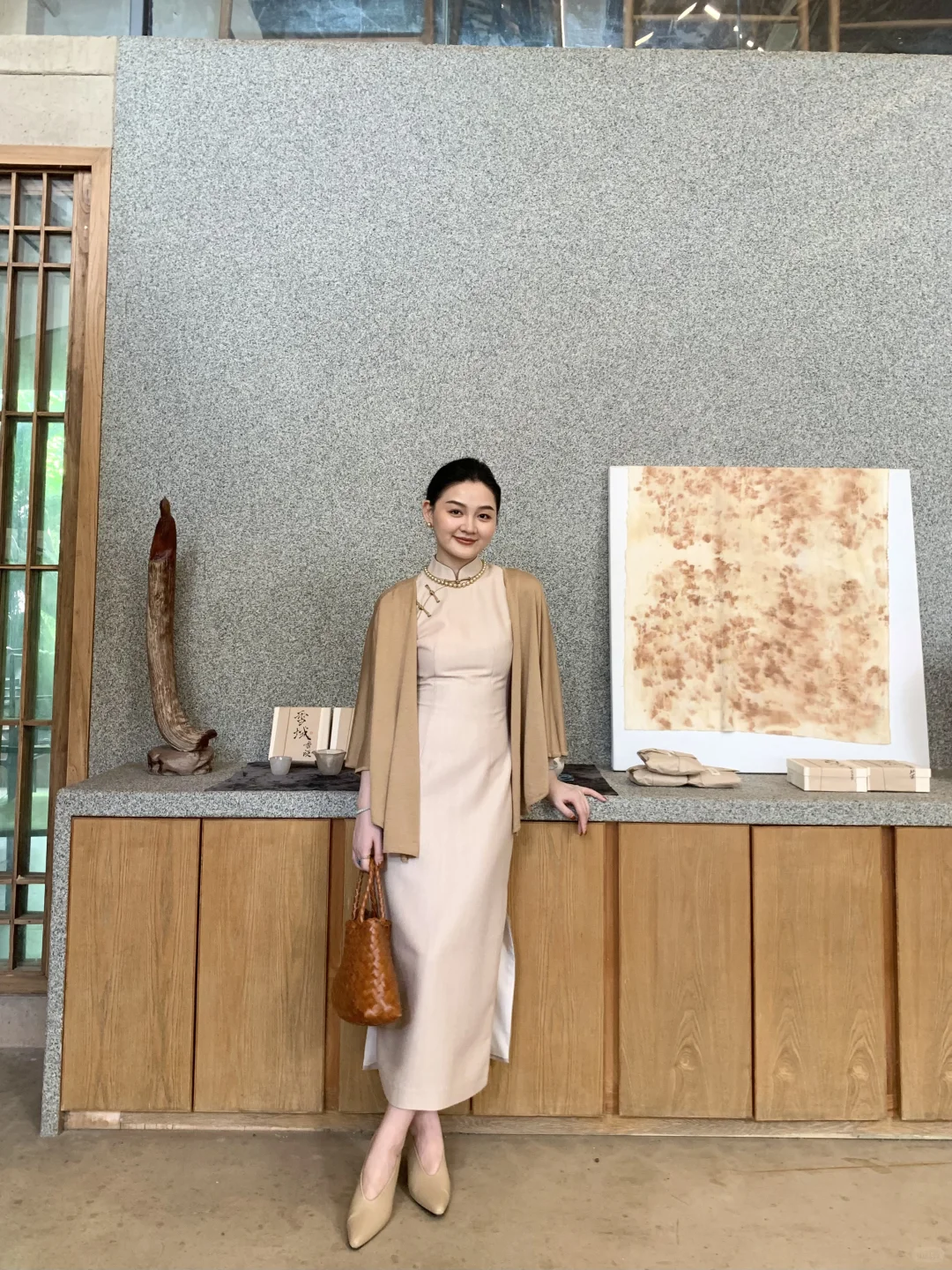 仿佛穿了林徽因的旗袍 🧐