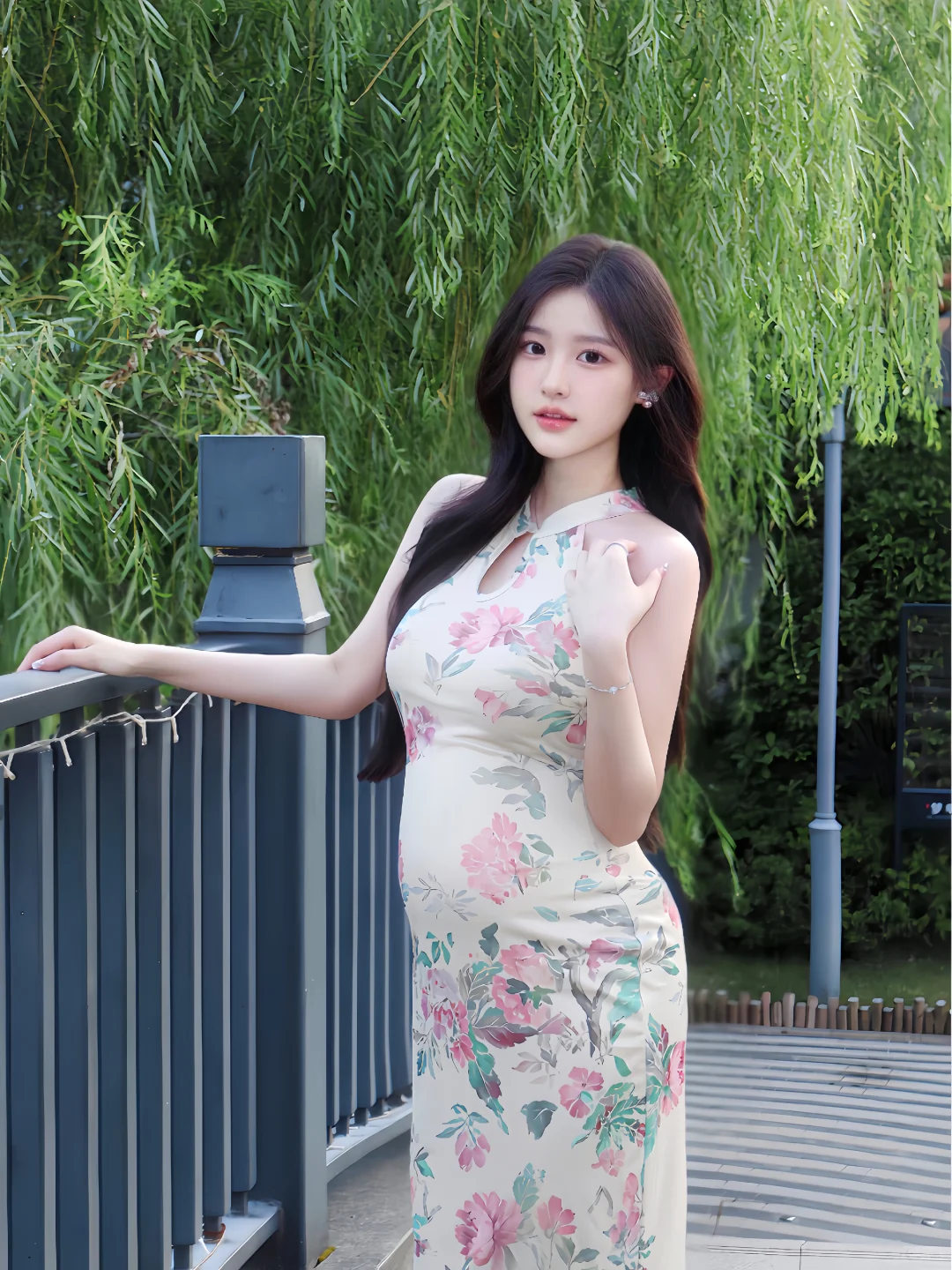 六个月的小腹婆也可以是江南美人呀🍃