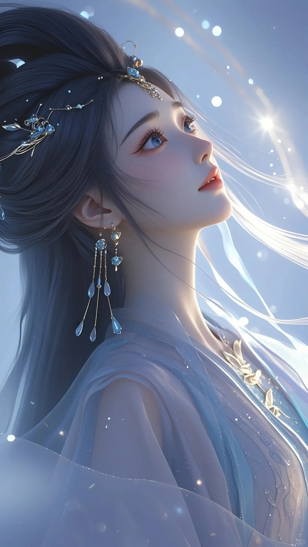娇艳的容颜，高贵优雅