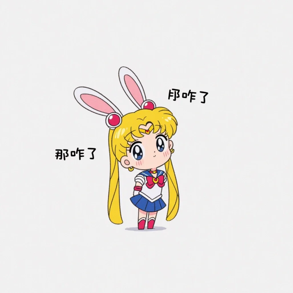 头像_表情包_美少女战士_月野兔_那咋了