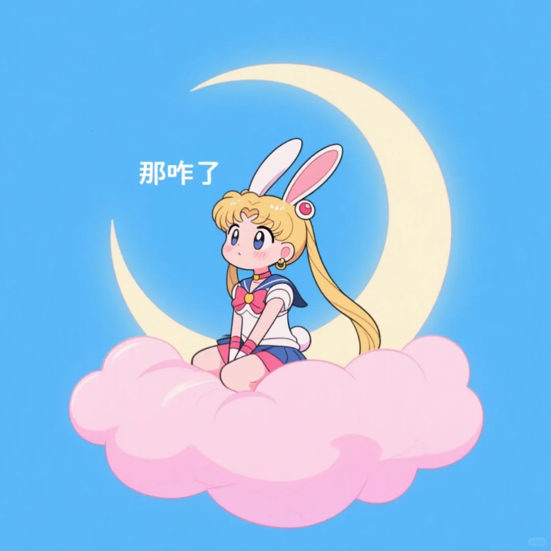 头像_表情包_美少女战士_月野兔_那咋了