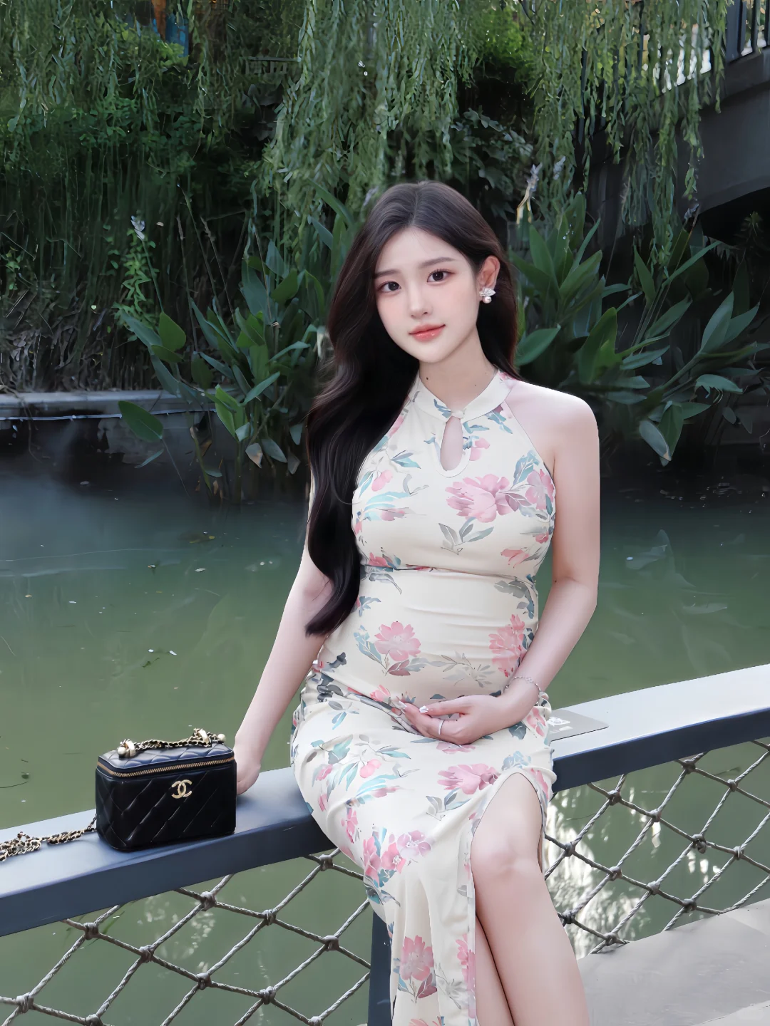 六个月的小腹婆也可以是江南美人呀🍃