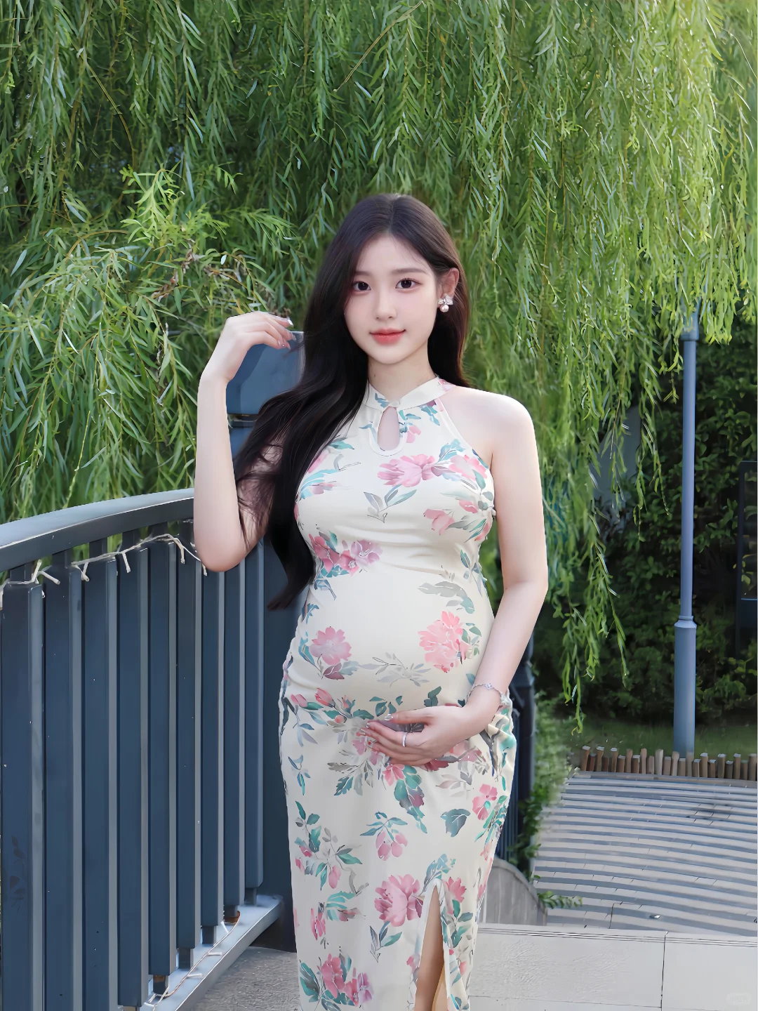 六个月的小腹婆也可以是江南美人呀🍃