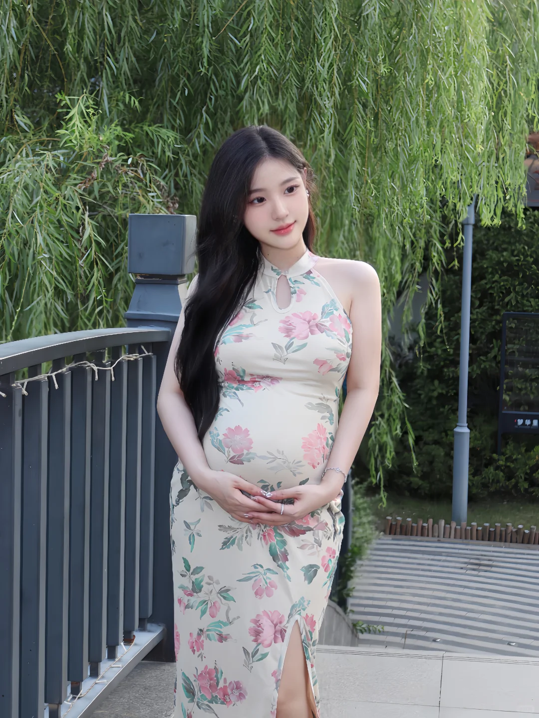 六个月的小腹婆也可以是江南美人呀🍃
