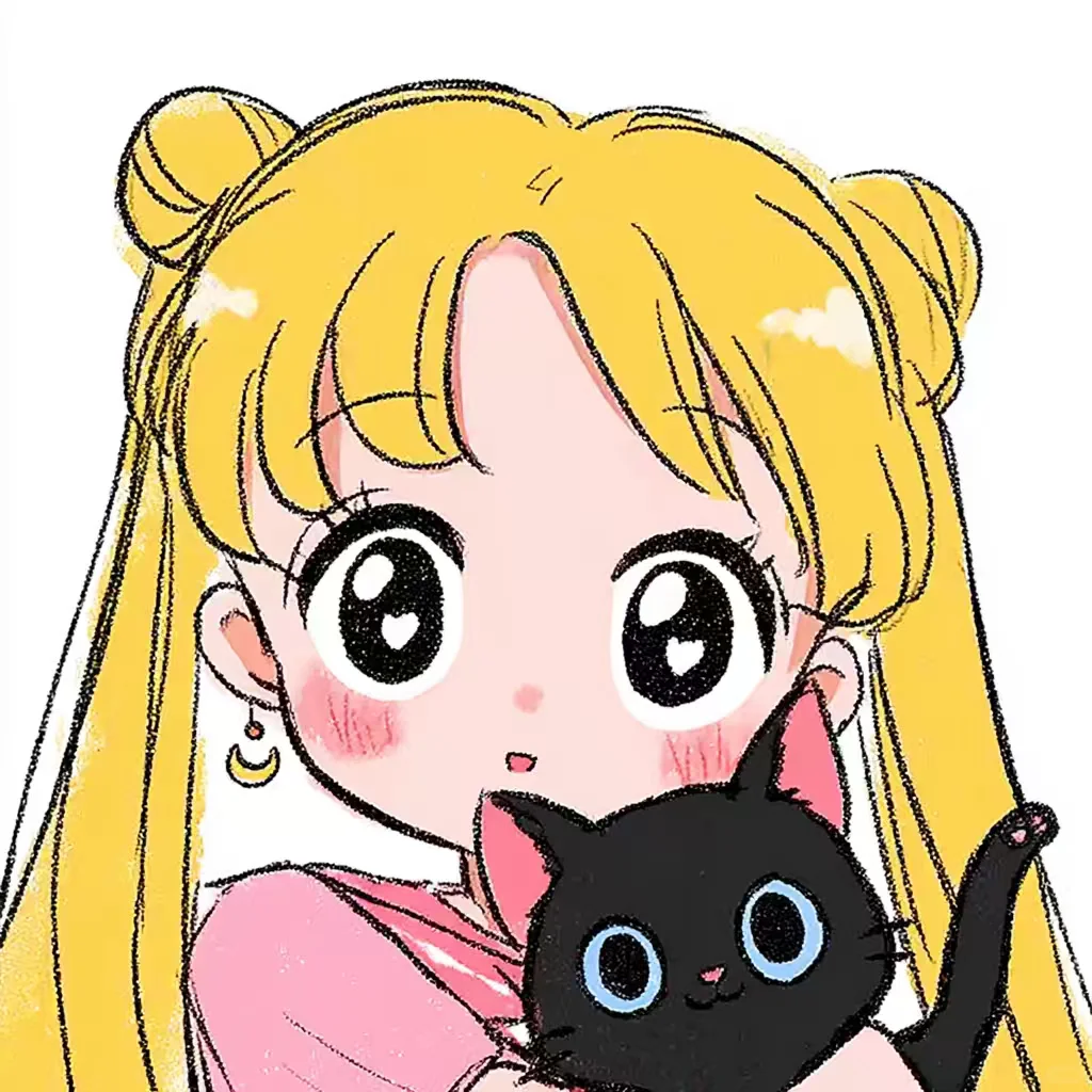 sailor moon 女生头像～