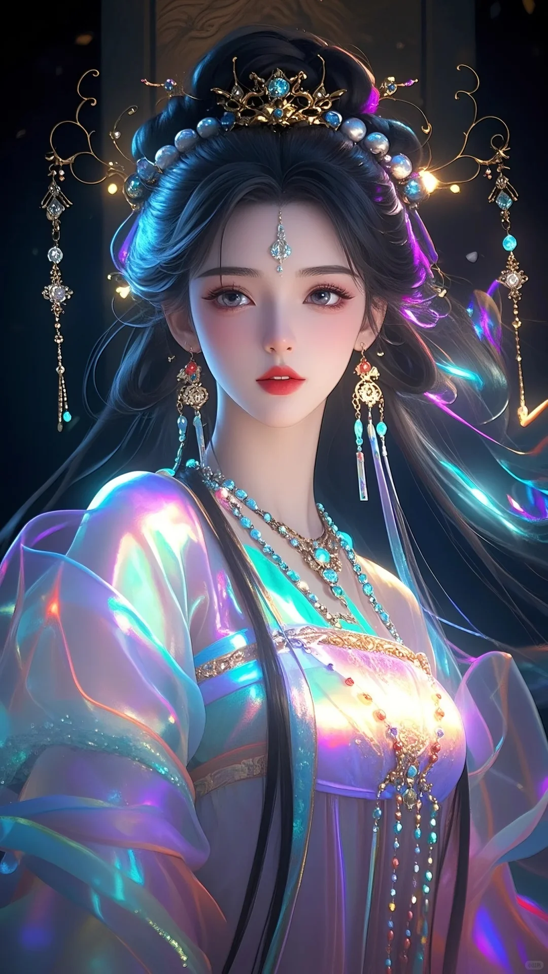 娇艳的容颜，高贵优雅