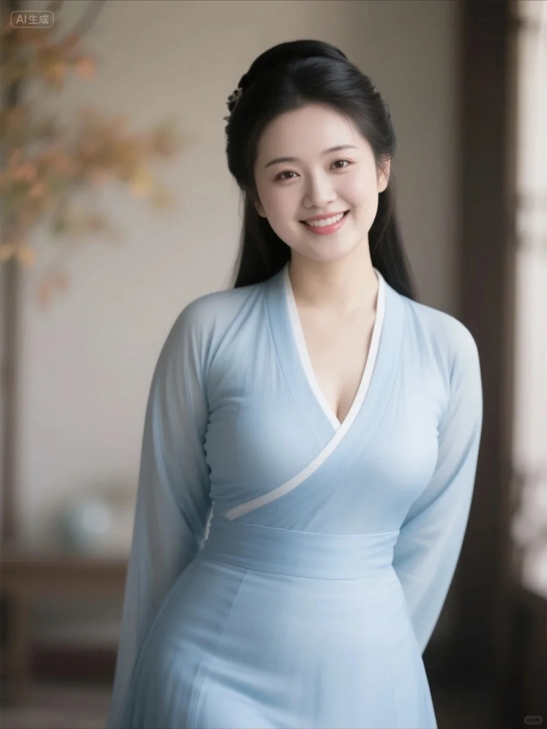 古典美女，千娇百媚-AI生成