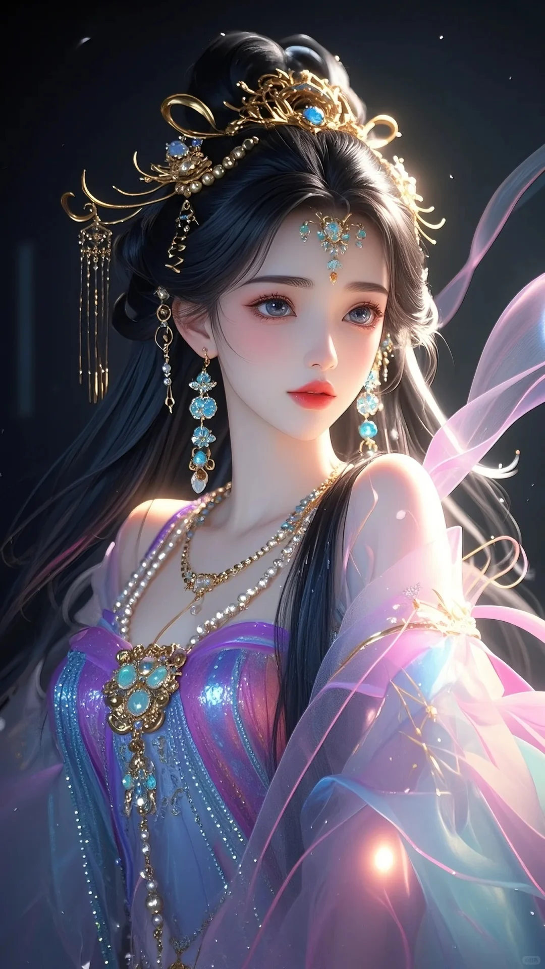 娇艳的容颜，高贵优雅