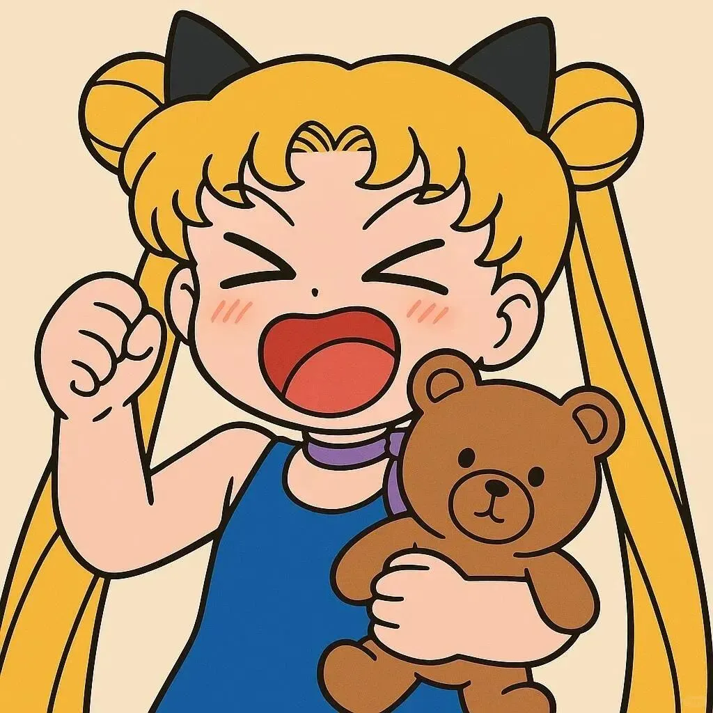 这画风我太爱了美少女战士Q版头像