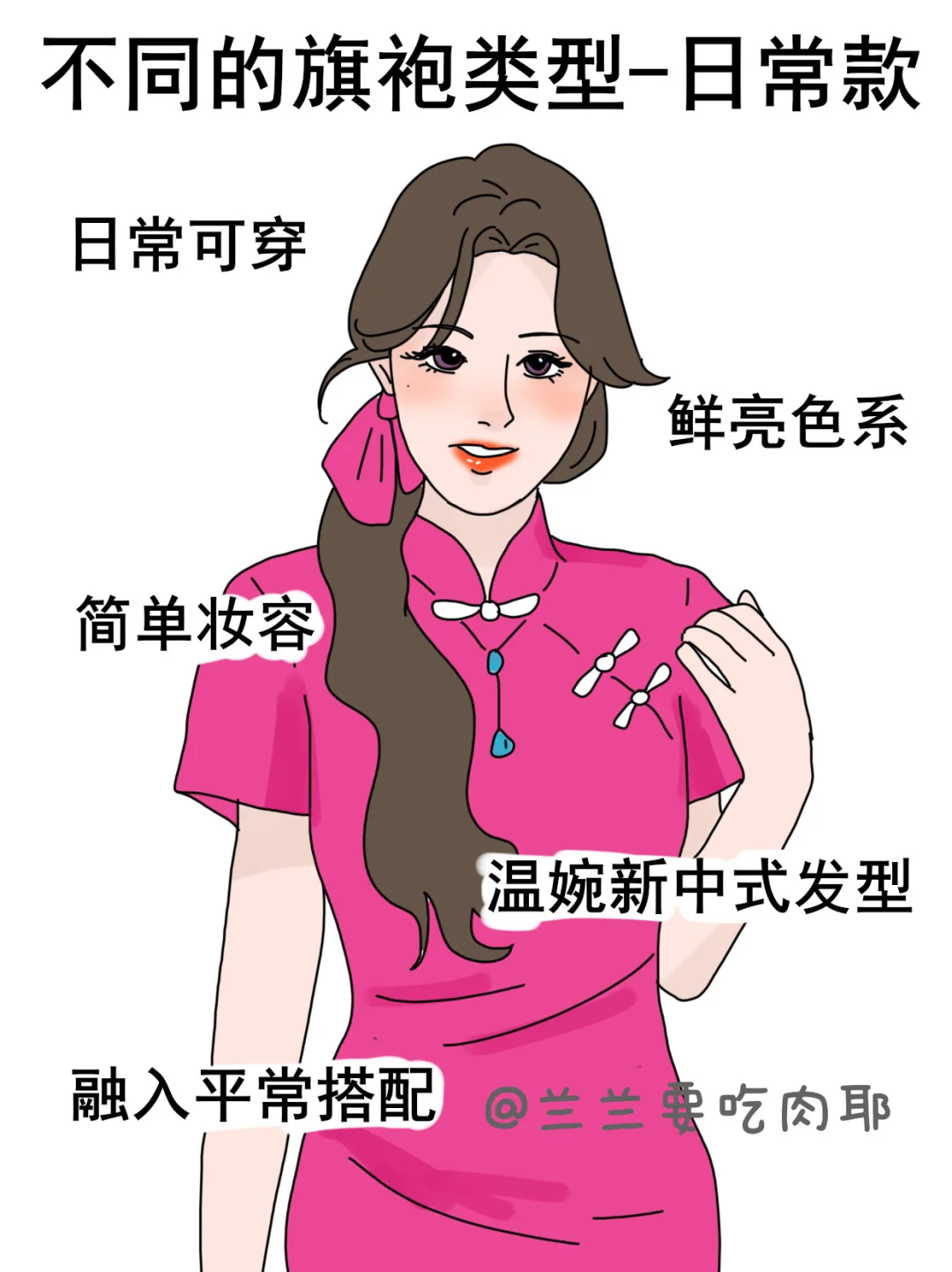 不同款式的旗袍🤭你会选择穿哪种呢？