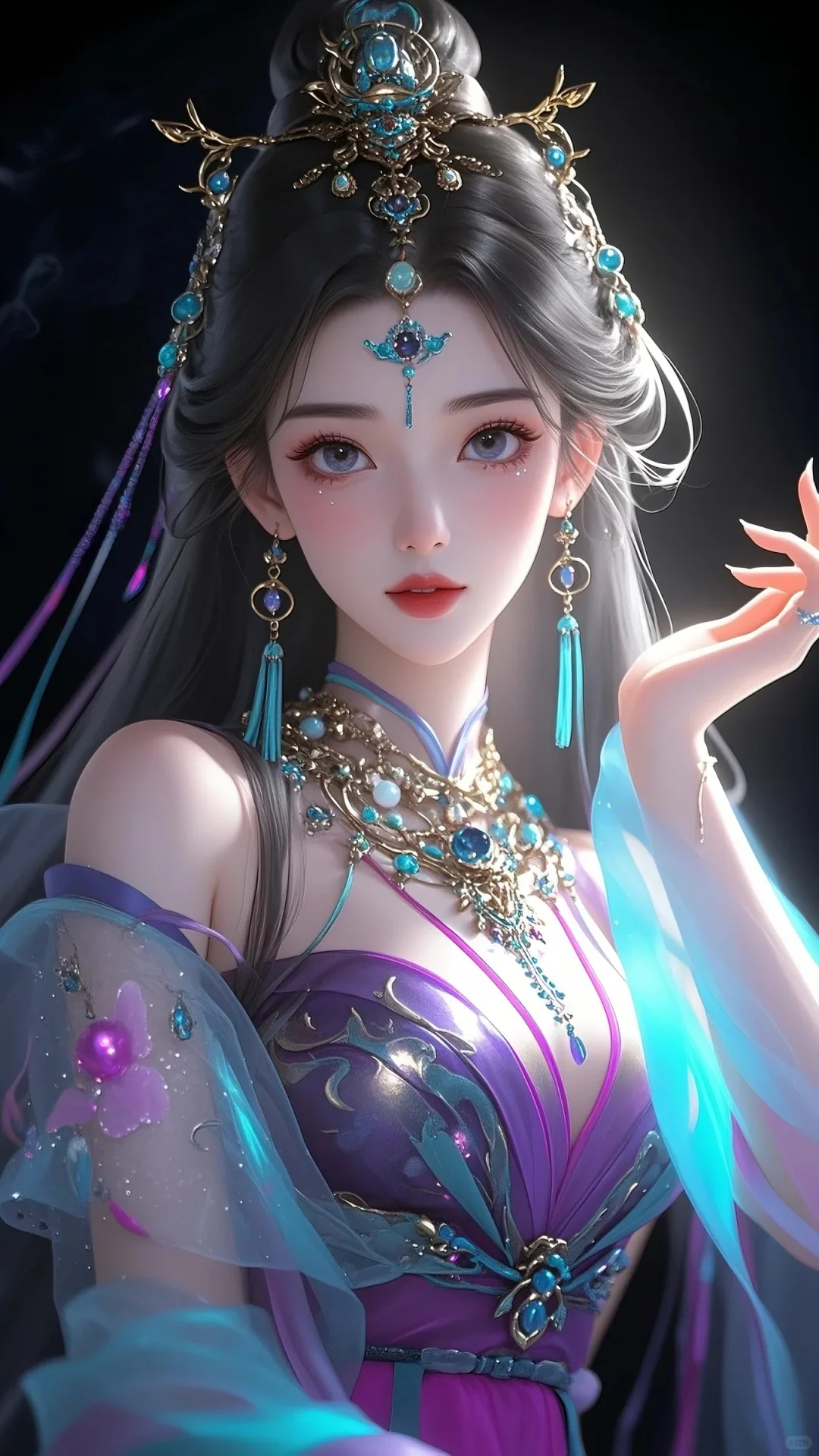 娇艳的容颜，高贵优雅