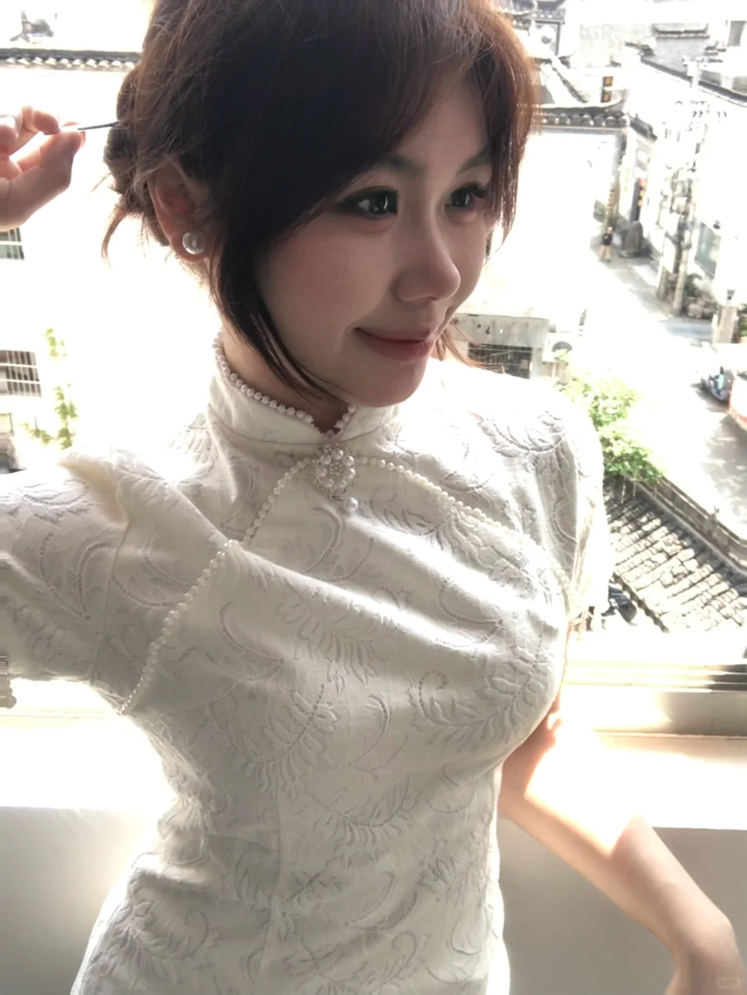 我愿称之为最适合古镇的衣服！！ 旗袍！！