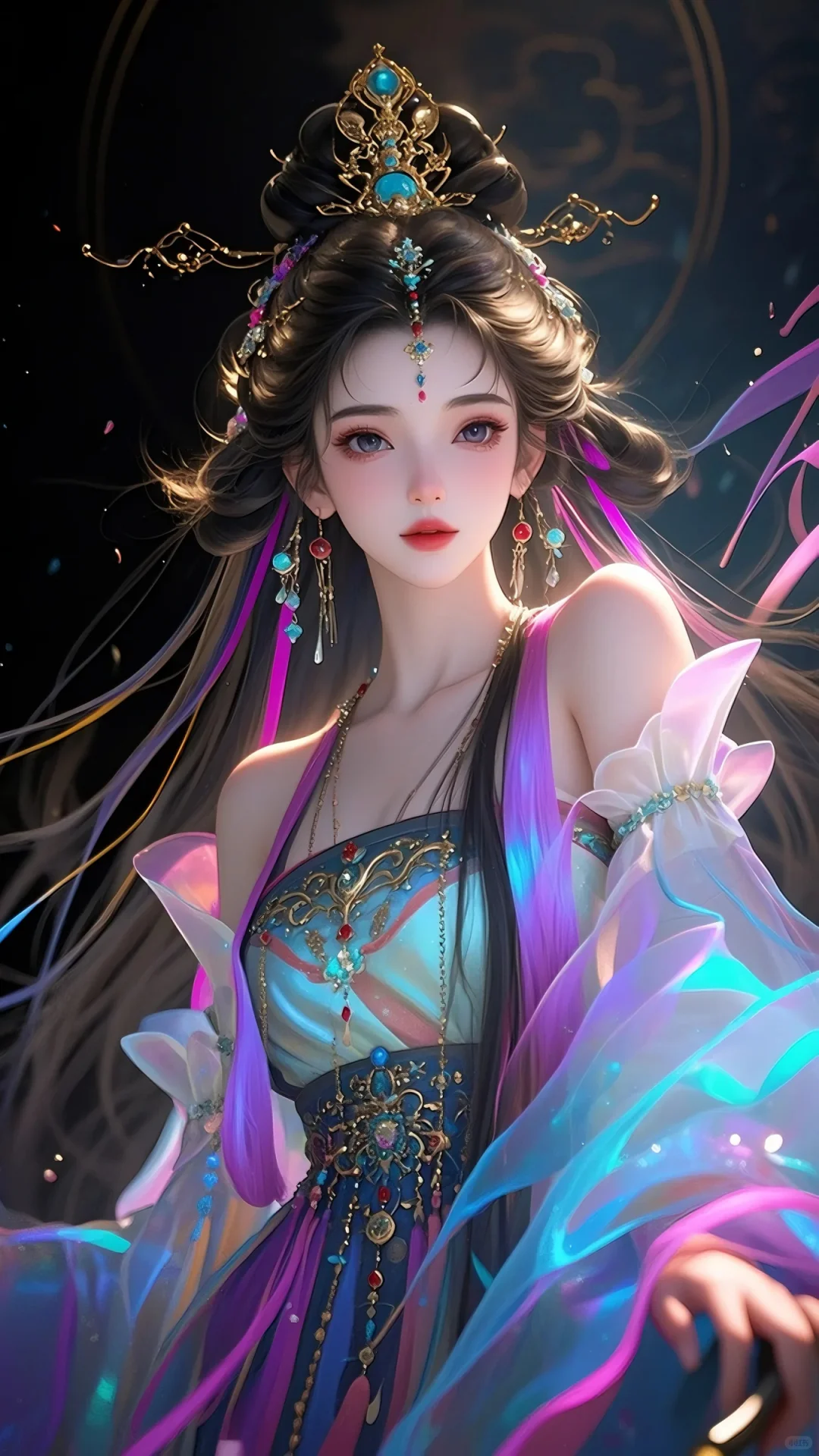 娇艳的容颜，高贵优雅