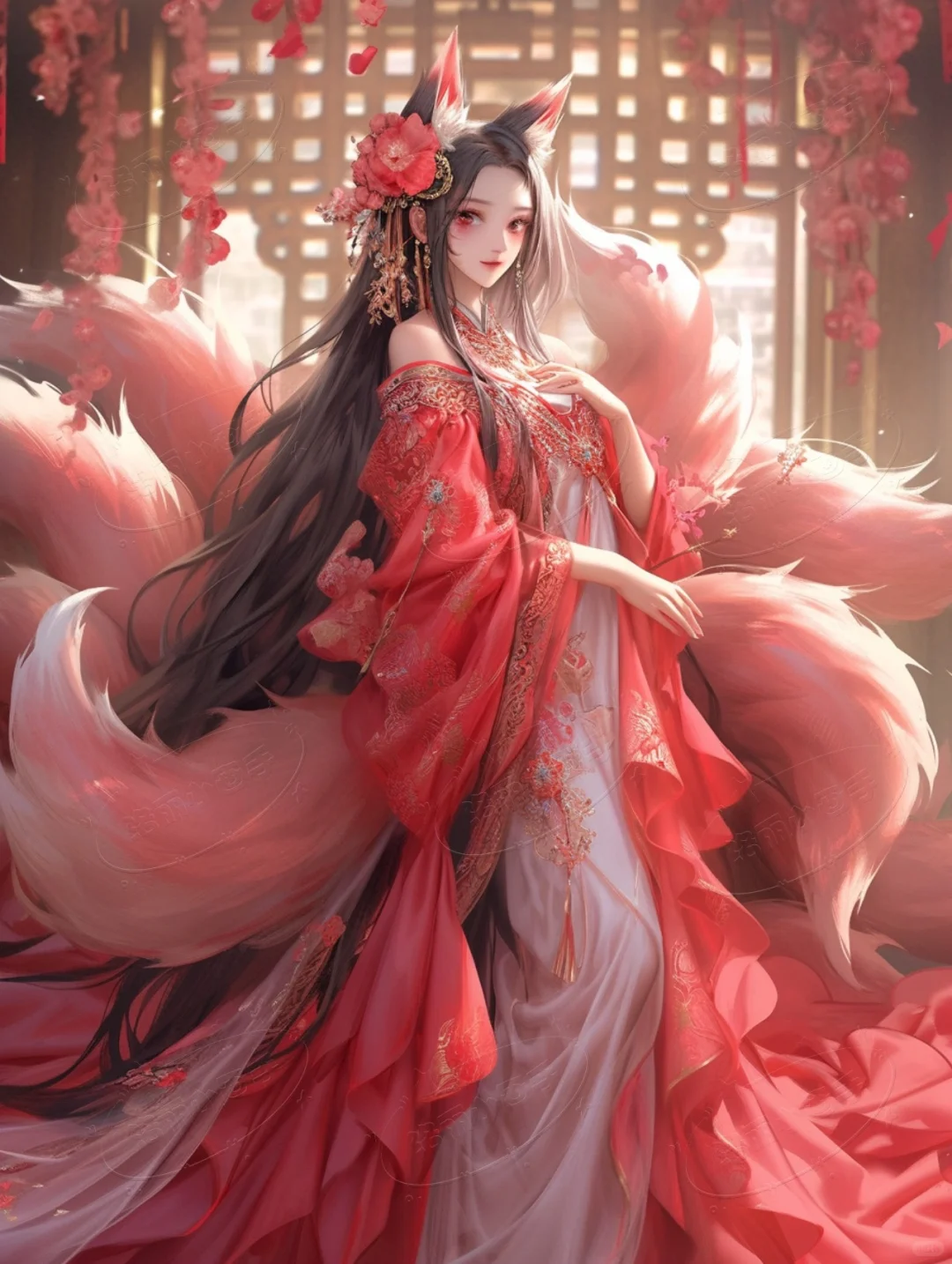 妖艳九尾狐 福来祥瑞✨|💰🌸统统来6图