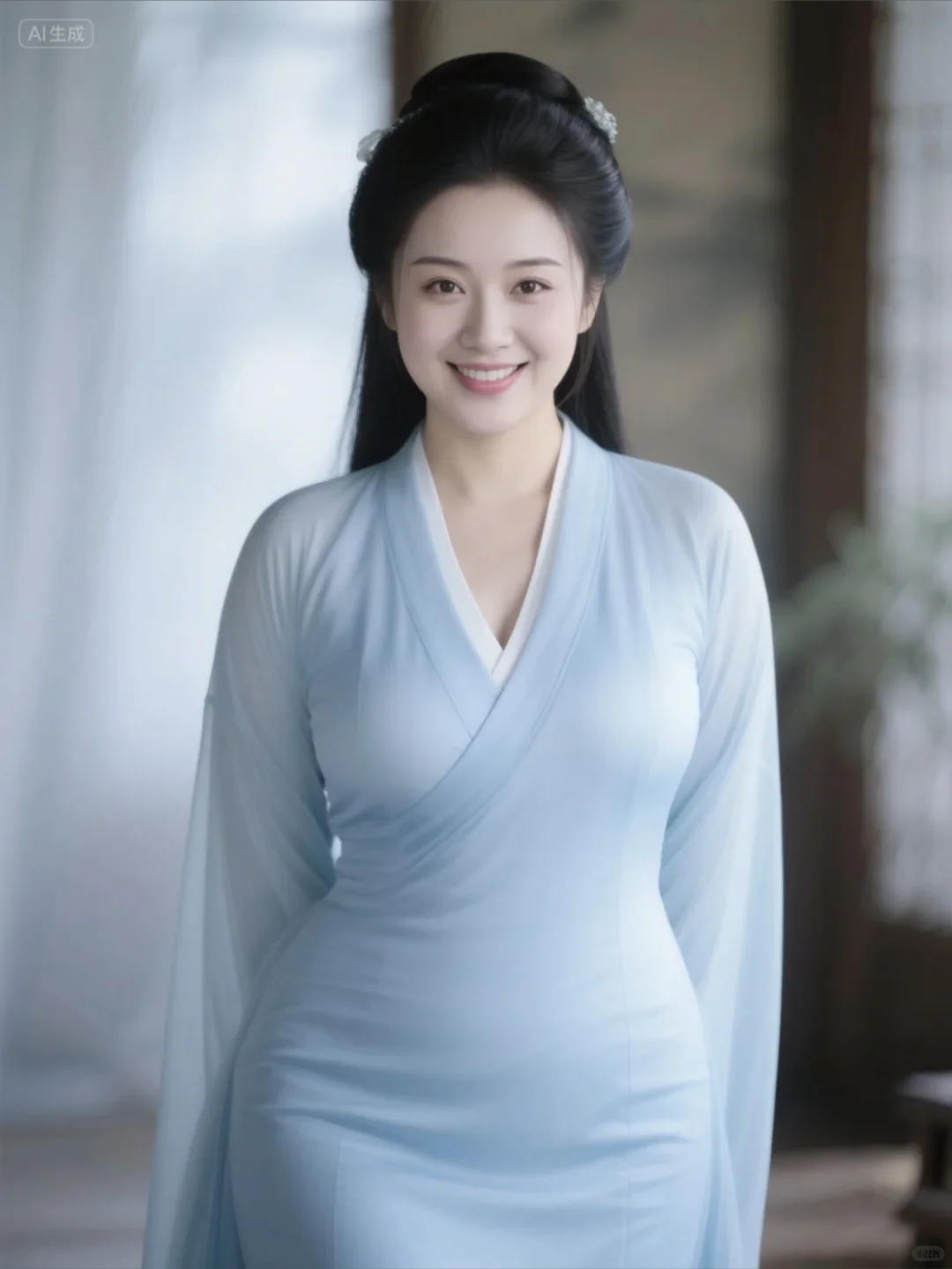 古典美女，千娇百媚-AI生成