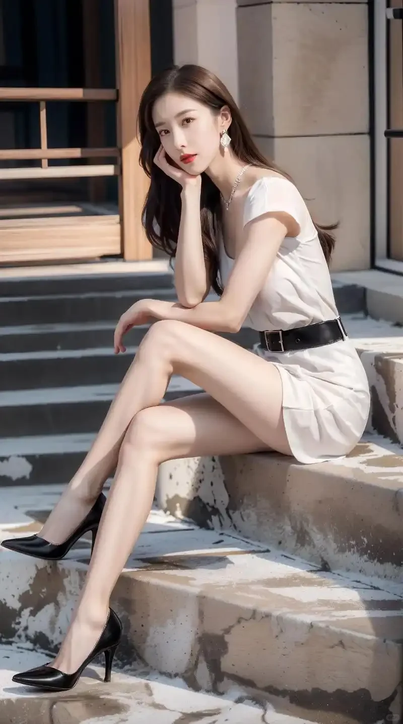 美腿配美裙💗纯欲风