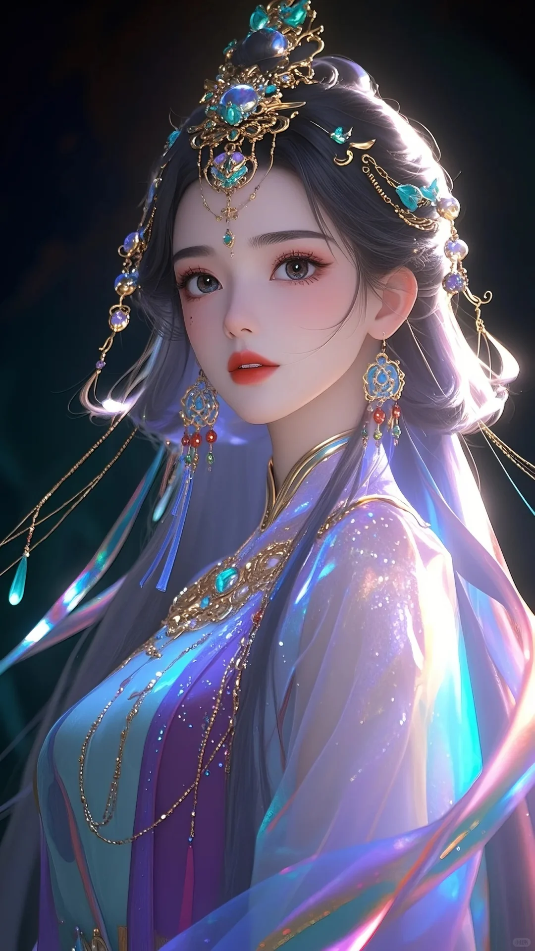 娇艳的容颜，高贵优雅
