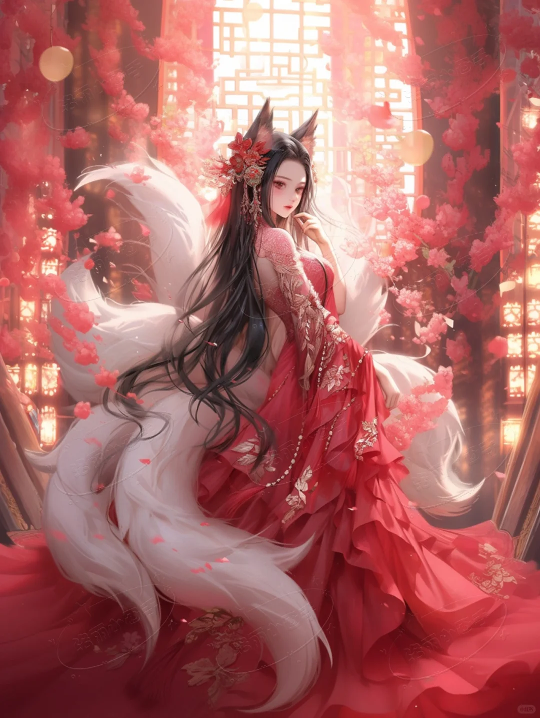 妖艳九尾狐 福来祥瑞✨|💰🌸统统来6图