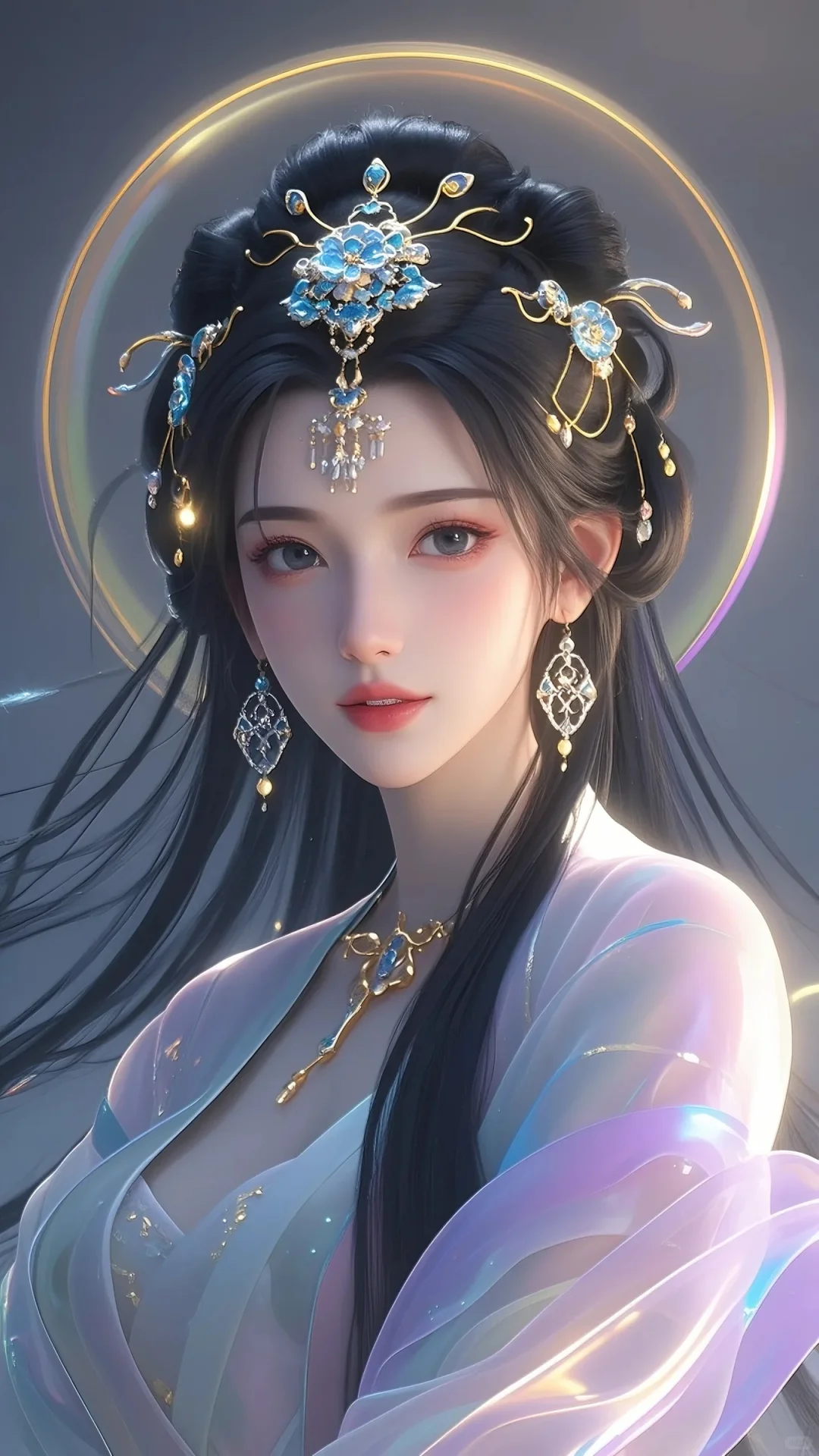 娇艳的容颜，高贵优雅