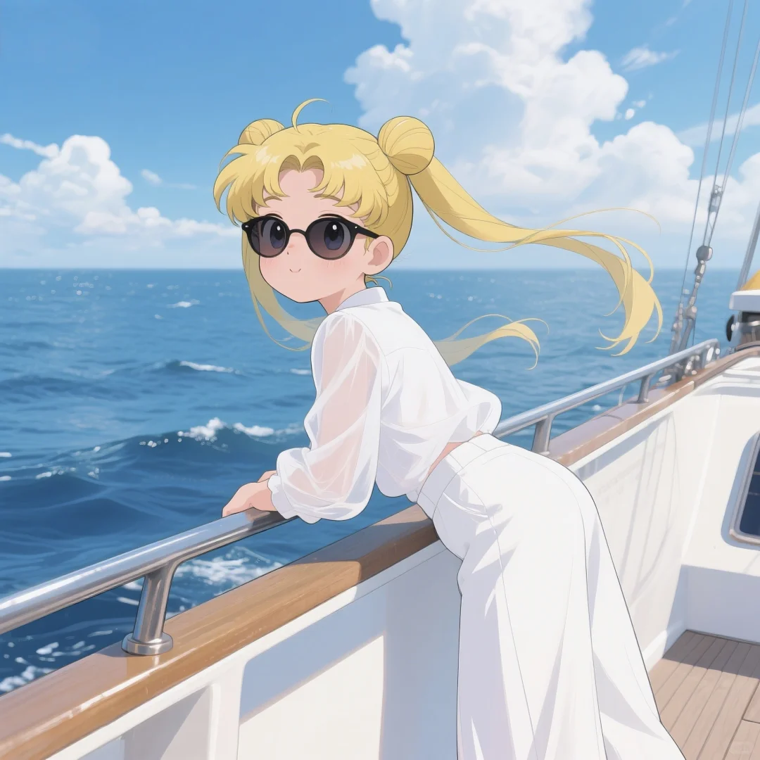 感受自由的风与大海|美少女战士头像