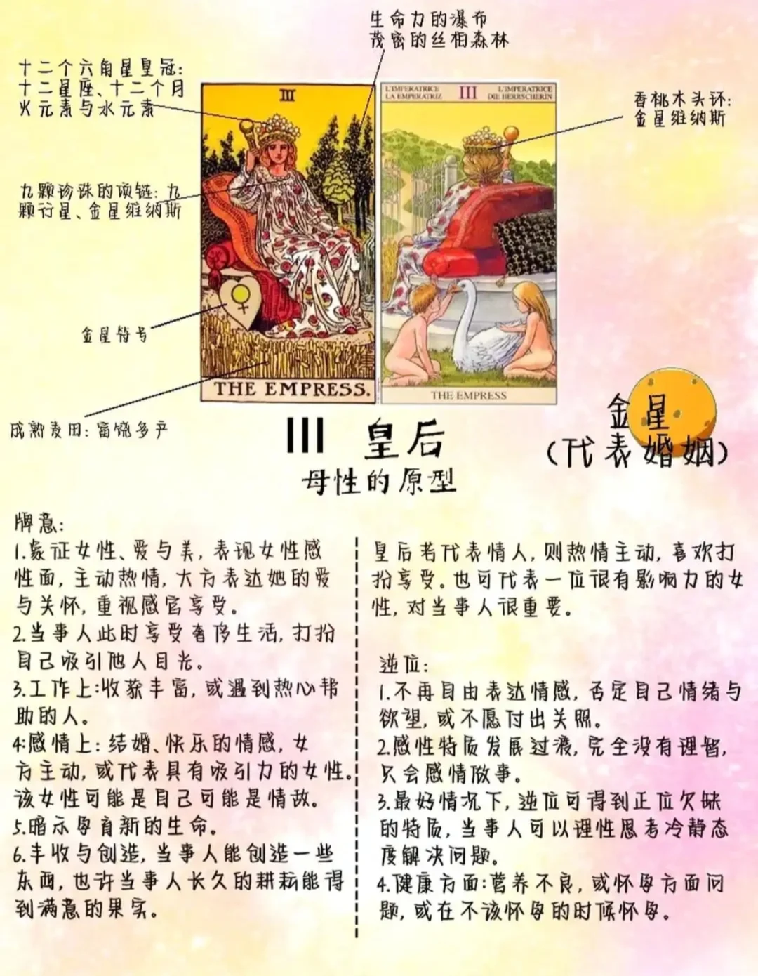 塔罗小白必看✨3号牌[皇后]
