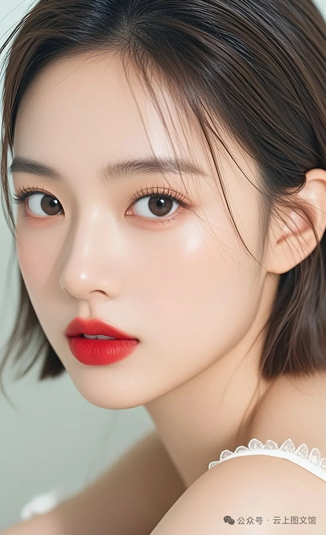 高清无水印壁纸|大眼睛美女写真