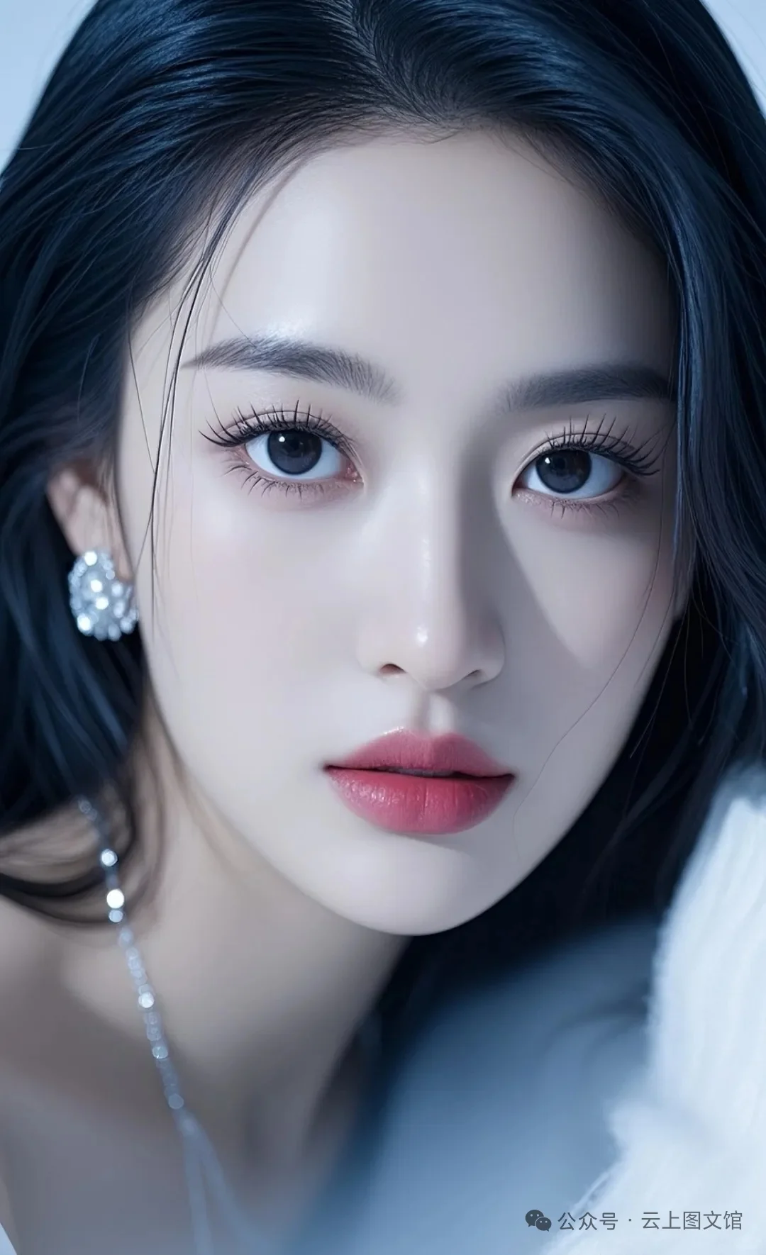 高清无水印壁纸|大眼睛美女写真