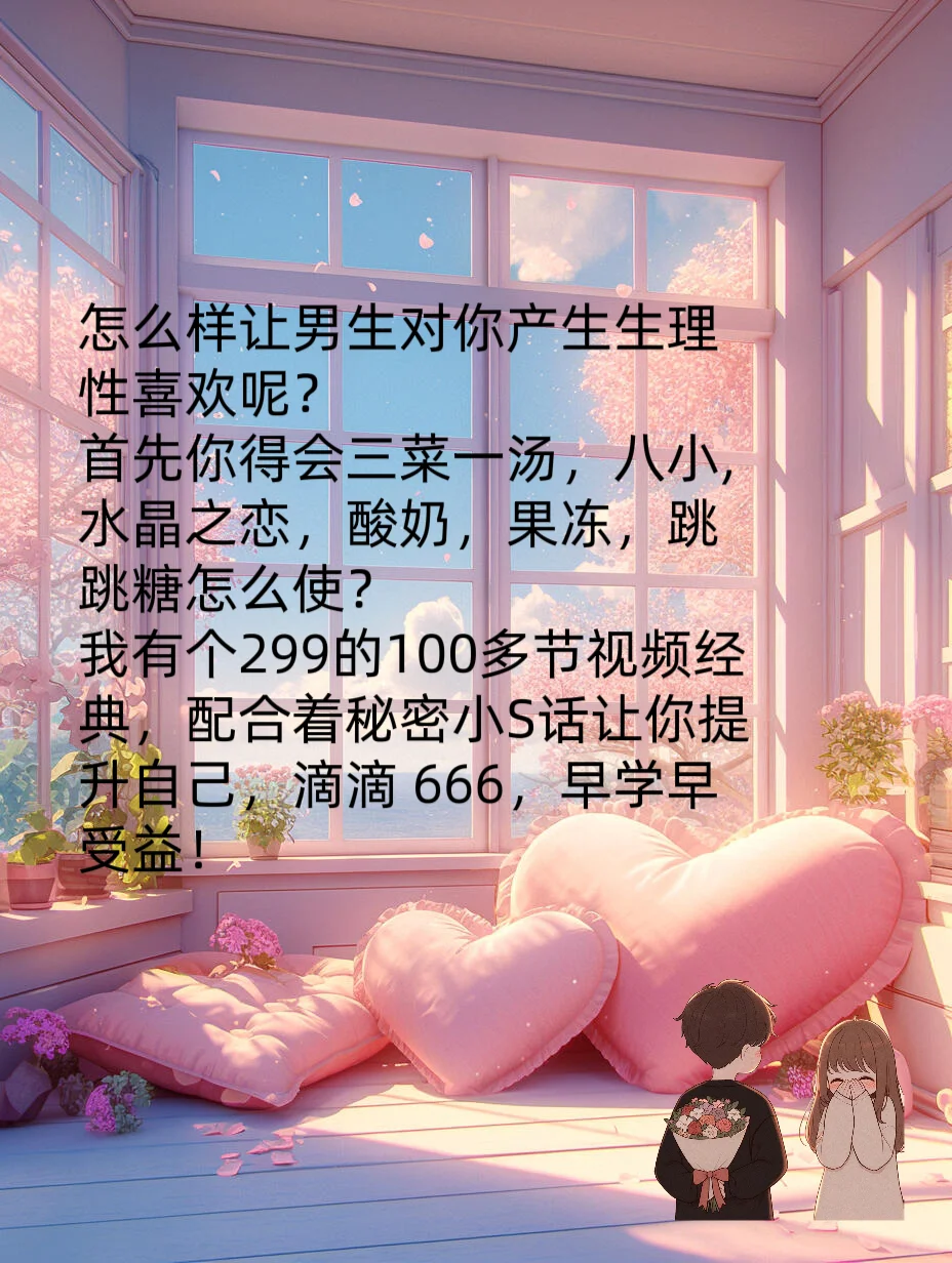 想他了这么撩他会爱死你！