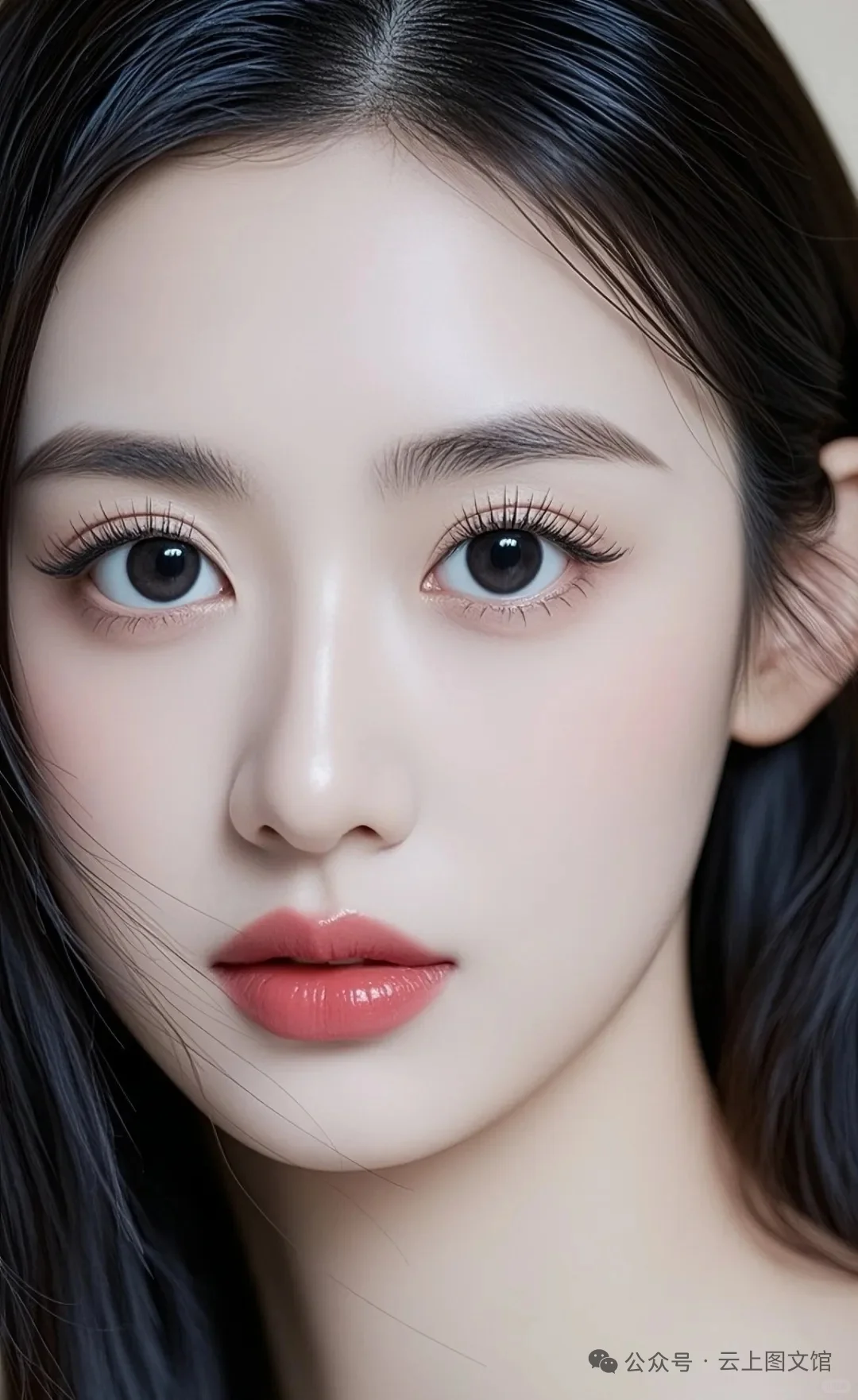 高清无水印壁纸|大眼睛美女写真