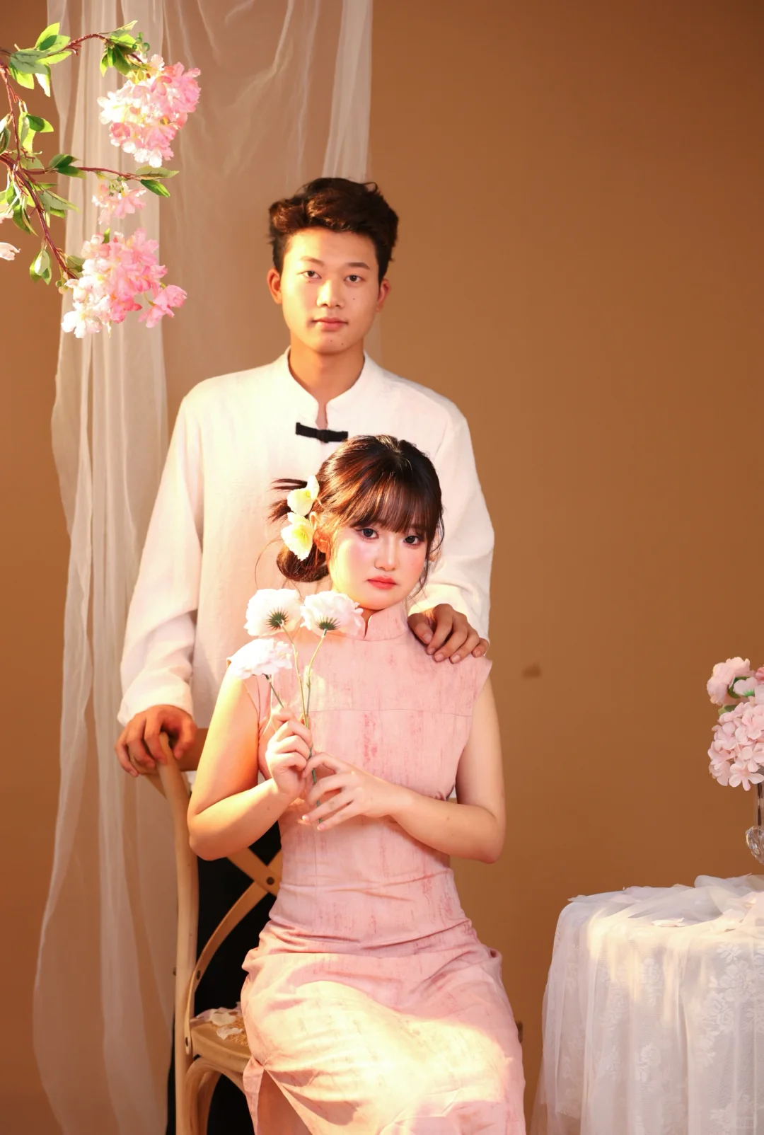 这一套真的太少女了！旗袍～