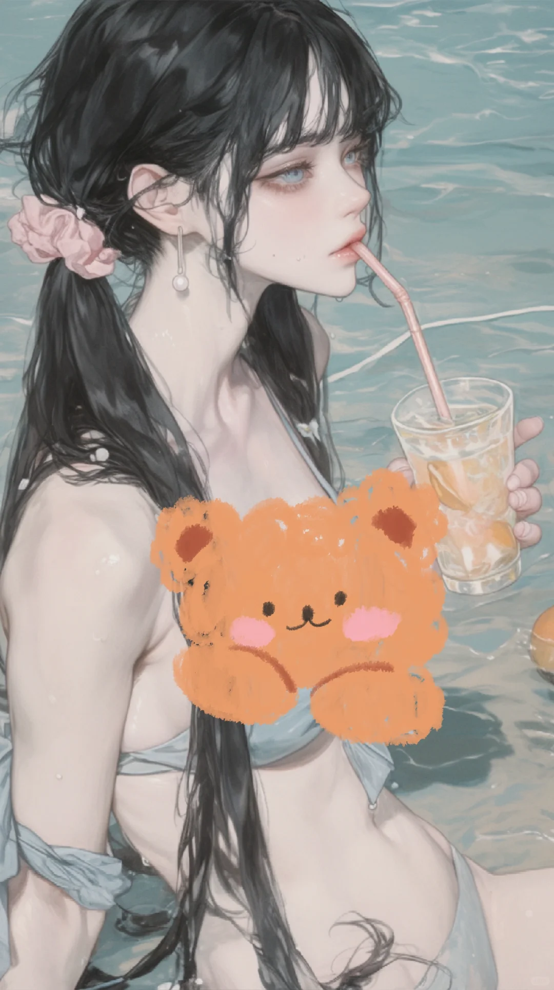 今天是海边美女