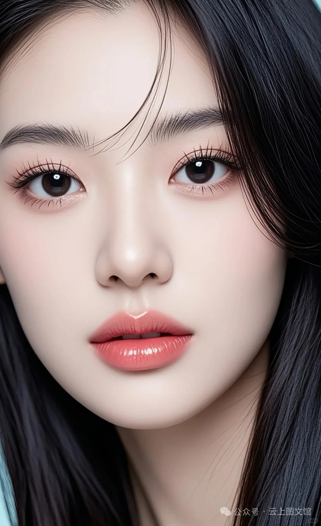高清无水印壁纸|大眼睛美女写真