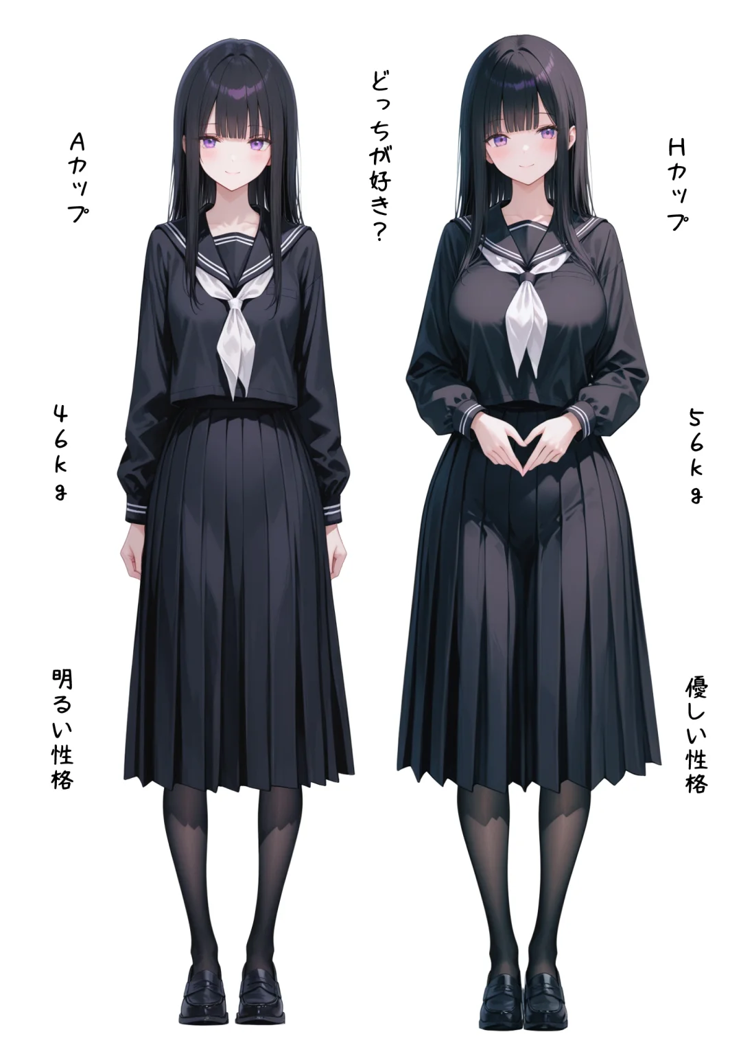 有点丰腴的Jk美少女