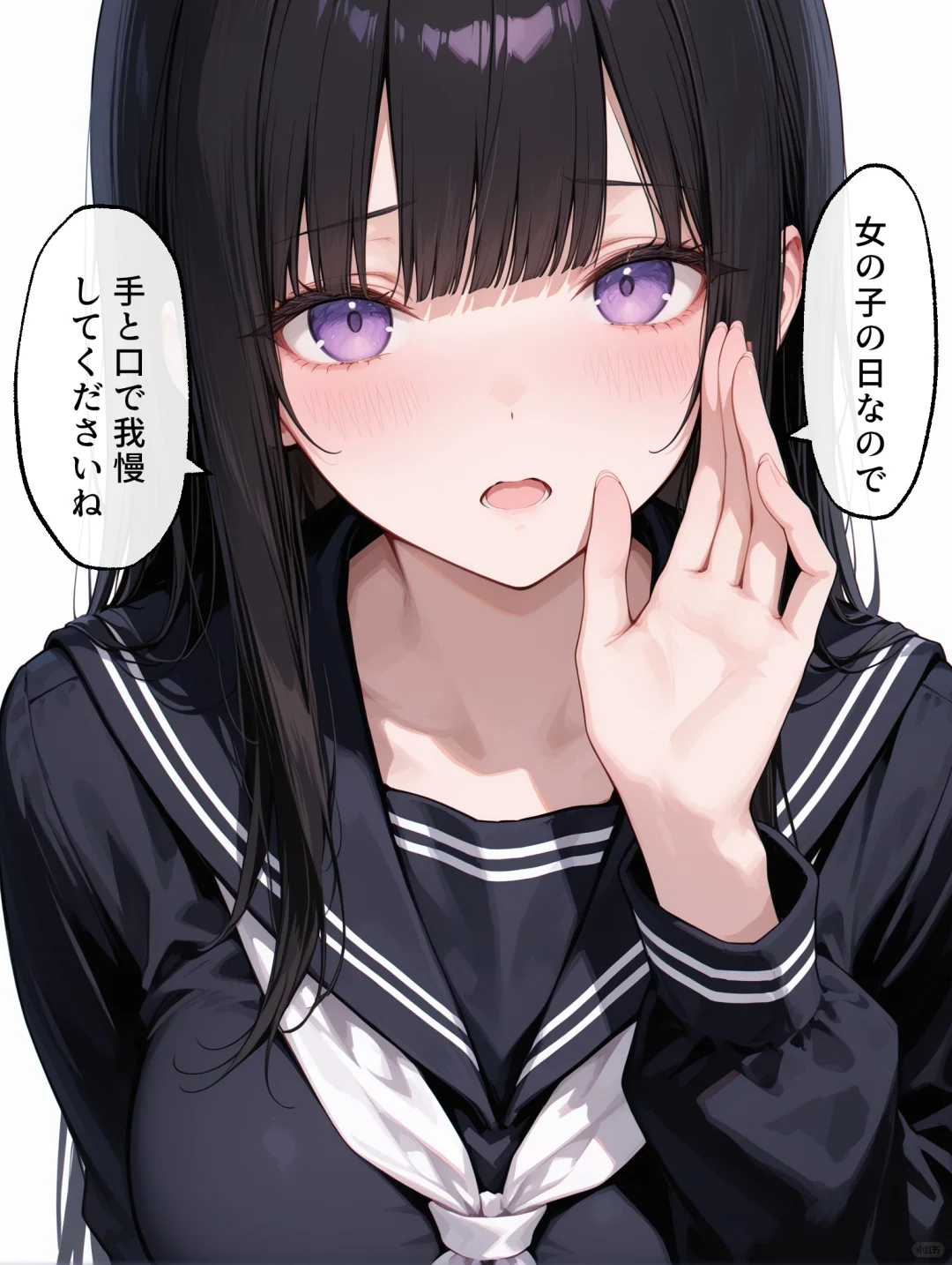 有点丰腴的Jk美少女