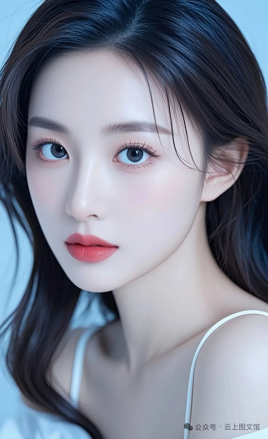 高清无水印壁纸|大眼睛美女写真