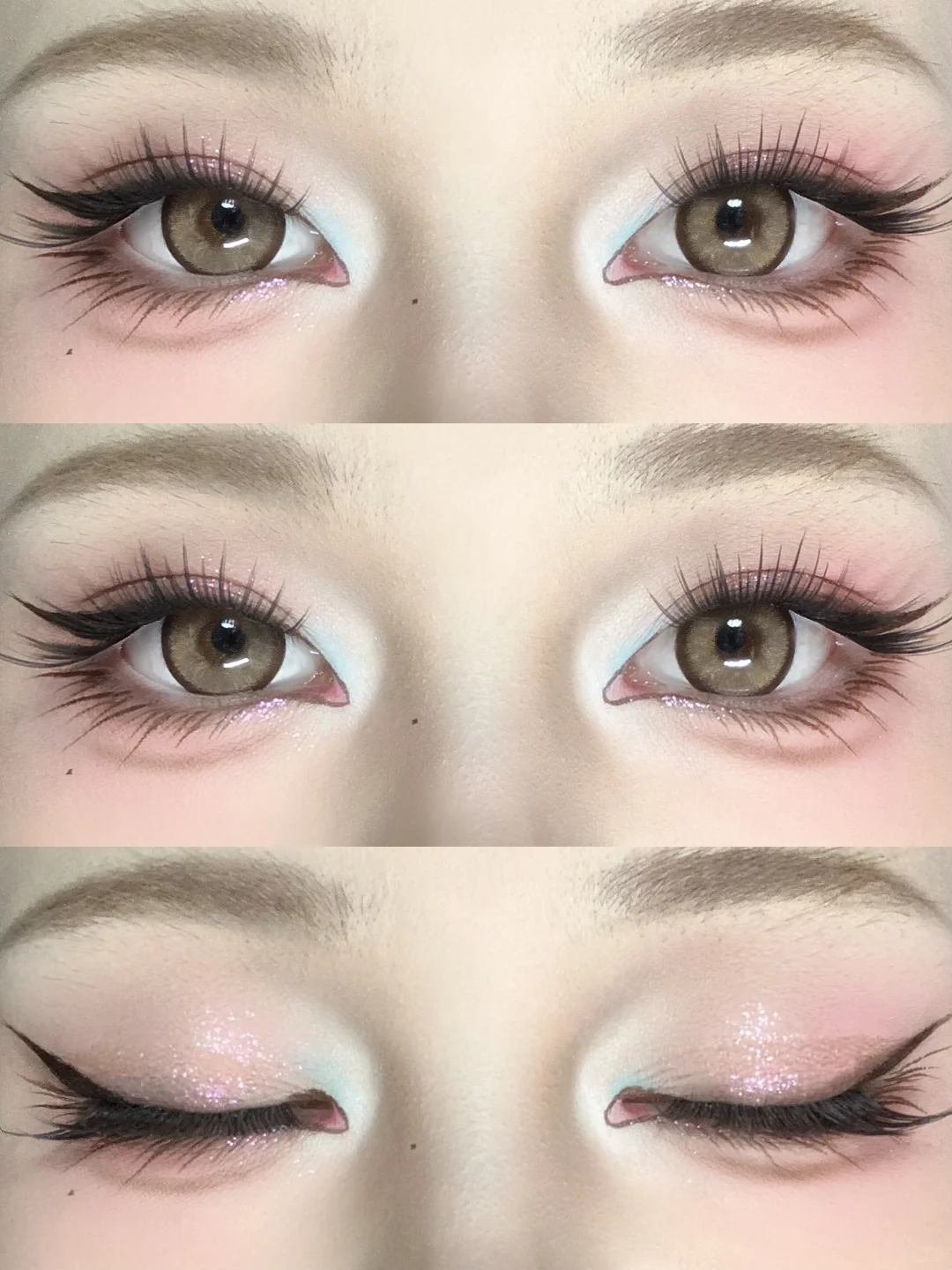 🦊狐系bjd感大眼妆！好欲🥹【附教程】