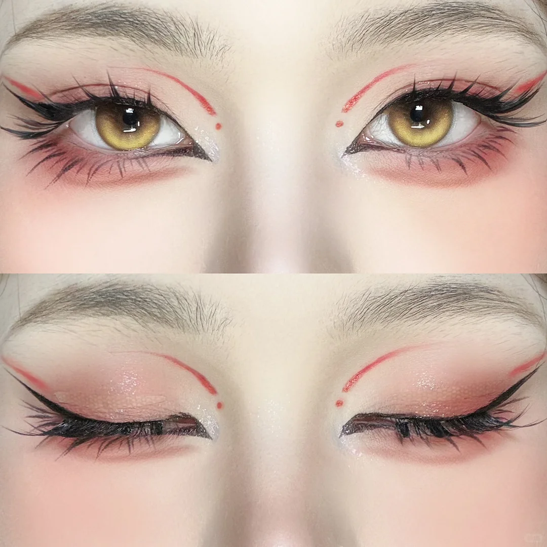 🧡金瞳赤狐🦊狐狸眼眼妆！好飒！！