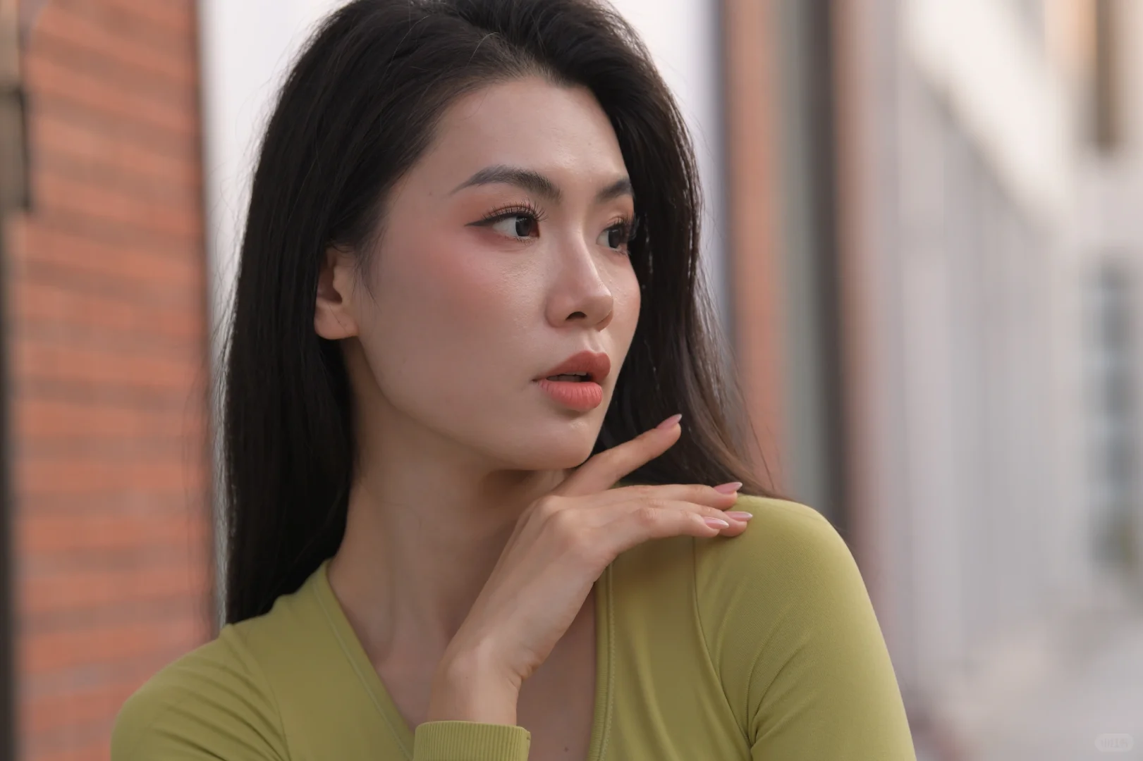 户外拍照，美女街拍