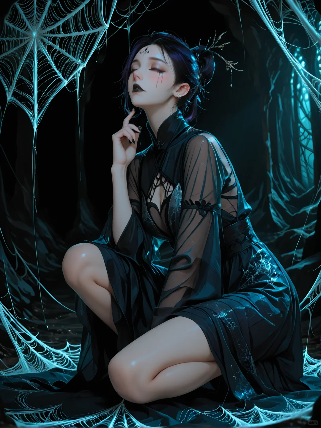 🕷️蛛丝缠心，她只是轻声一笑丨黑神话