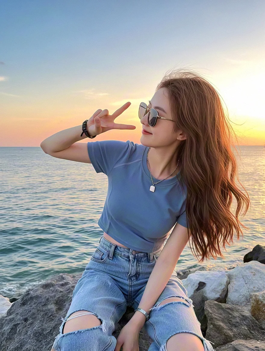 海边真的好美