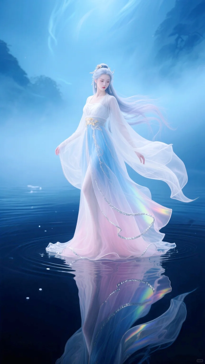 如水的精灵，如云的神女，如蝶的仙子