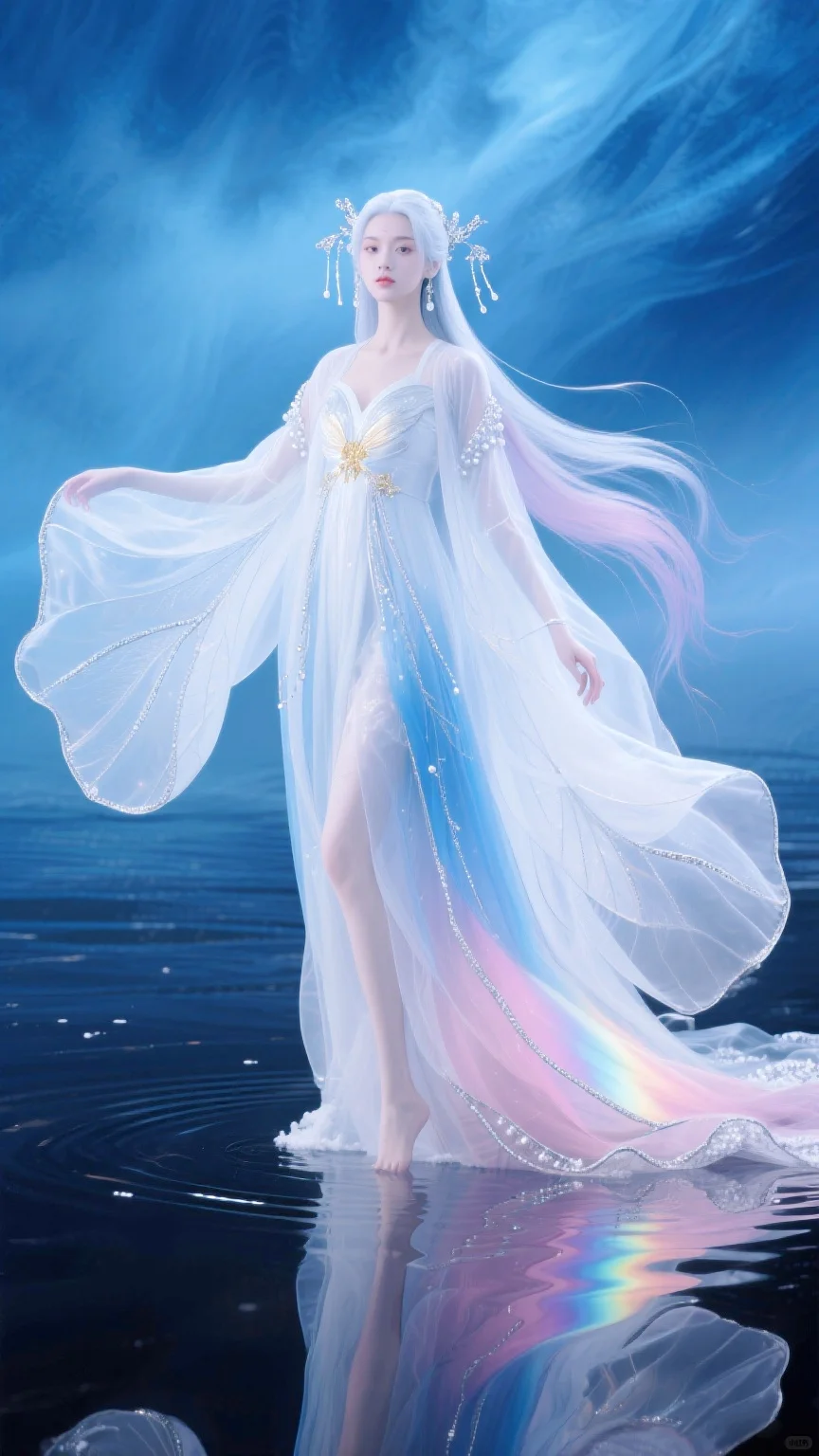 如水的精灵，如云的神女，如蝶的仙子