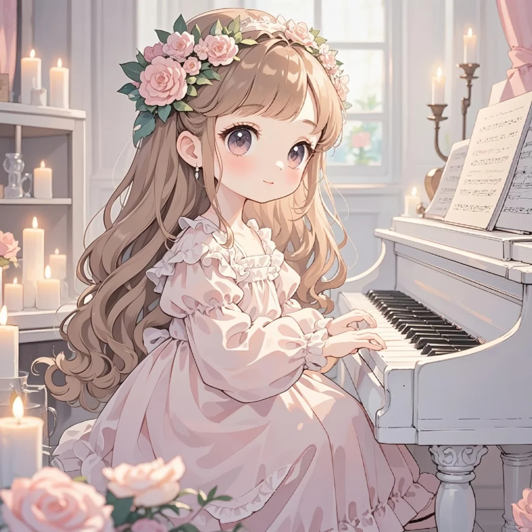 小仙女头像︳🌸可爱卡通女孩唯美仙气粉色