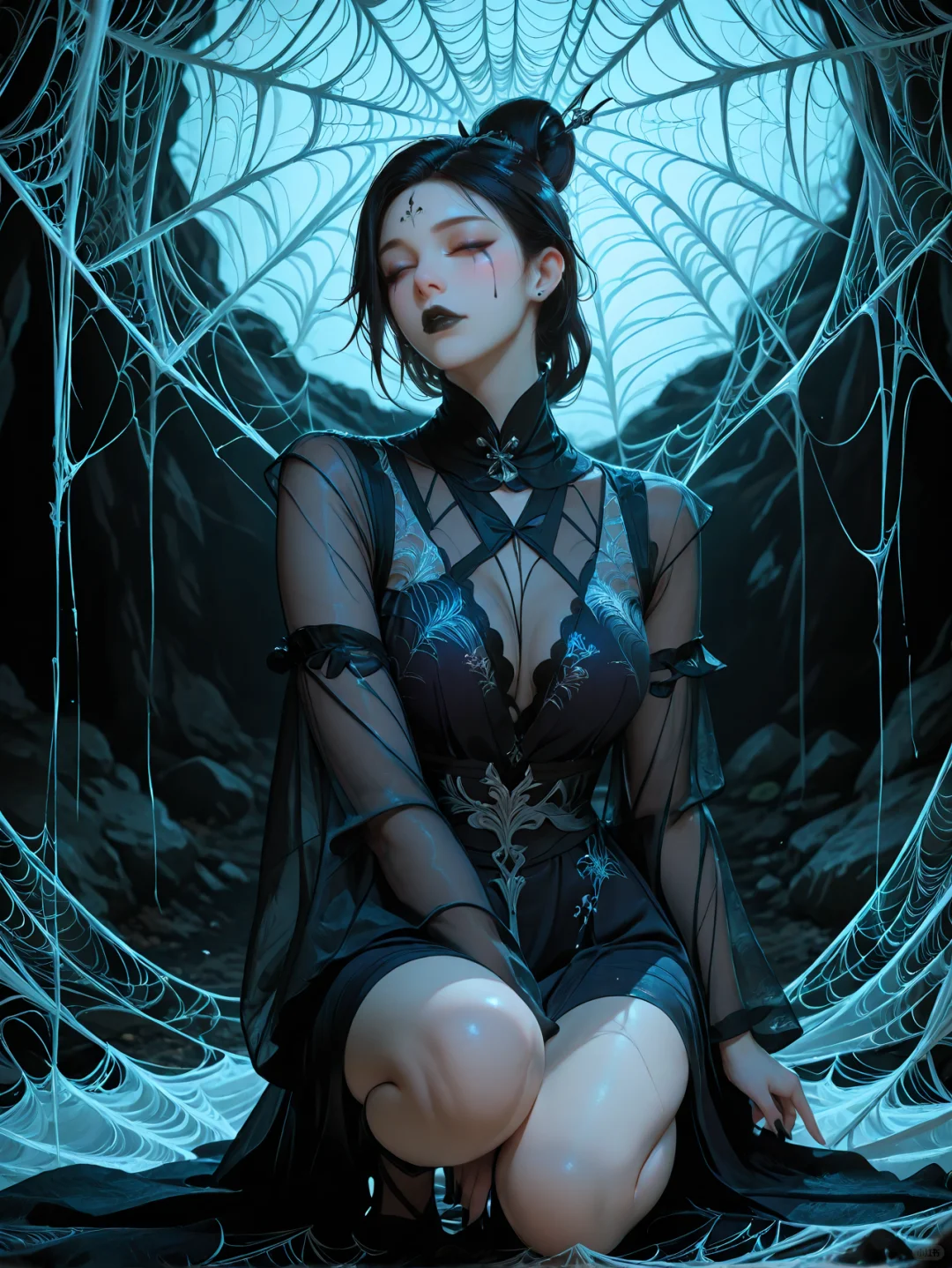 🕷️蛛丝缠心，她只是轻声一笑丨黑神话
