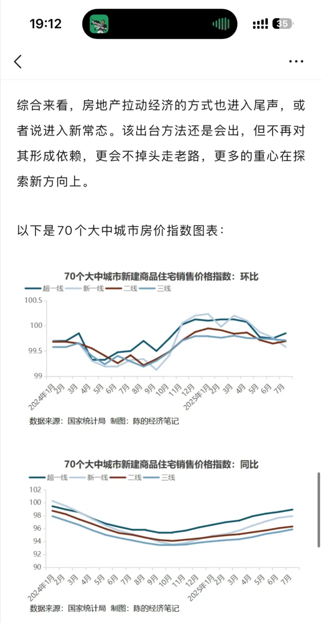 房地产不再是经济的重心