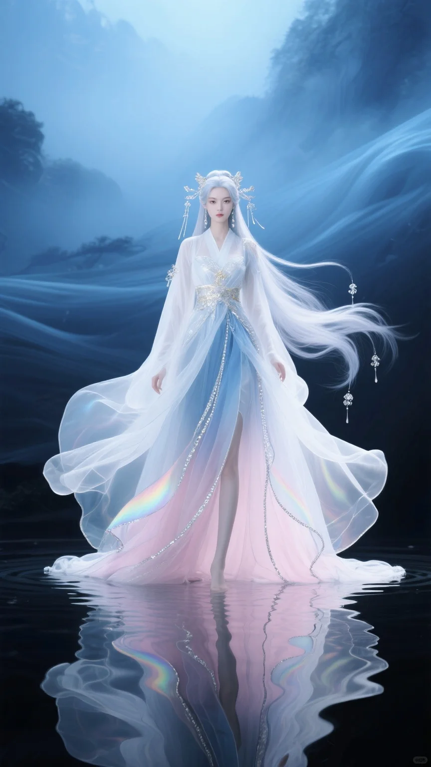 如水的精灵，如云的神女，如蝶的仙子