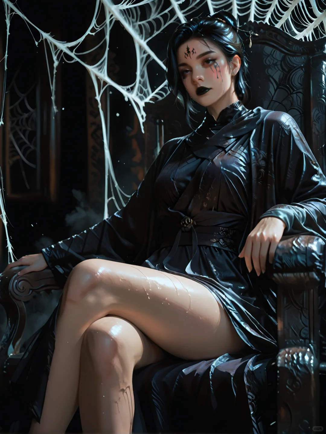 🕷️蛛丝缠心，她只是轻声一笑丨黑神话