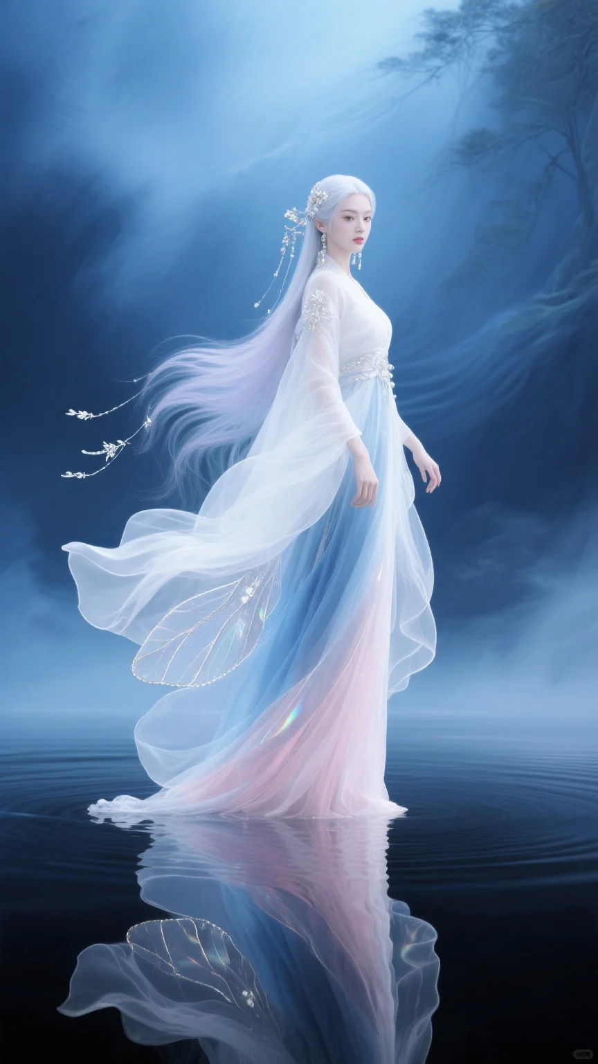 如水的精灵，如云的神女，如蝶的仙子
