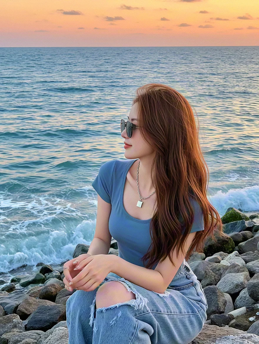 海边真的好美